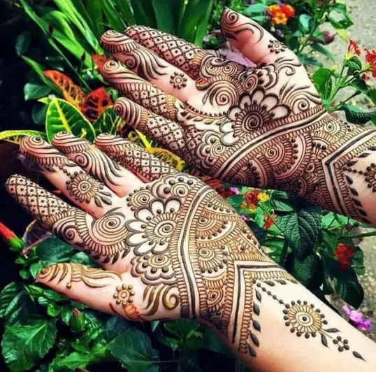 mehndi designs for simple